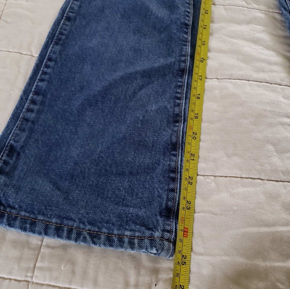 Wrangler Denim Jeans Girls 7 Slim Cotton Bell Bottom Bootcut Flare - Picture 11 of 12